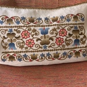 Pillow Oblong Richly Embroidered